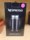 Nestle Nespresso Aeroccino3 3594 Black Milk Frother