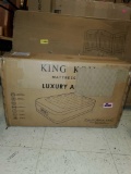 KING KOIL MATTRESS CALIFORNIA KING LUXARY AIR MATTRESS, SEALED IN THE ORIGINAL BOX.