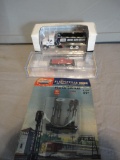1/87 SCALE DUMP TRUCK, BACHMANN N SCALE CABOOSE, SET OF BLOCK SIGNALS ALL ITEMS ARE SOLD AS IS,