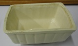 WHITE RECTANGULAR PLANTER ALL ITEMS ARE SOLD AS IS, WHERE IS, WITH NO GUARANTEE OR WARRANTY. NO