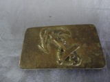 BRASS ANCHOR BELT BUCKLE ALL ITEMS ARE SOLD AS IS, WHERE IS, WITH NO GUARANTEE OR WARRANTY. NO