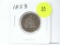 1853 Quarter - Seated Liberty