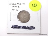 1942 Columbia - 10 C - silver