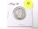 1916-D Quarter - Barber