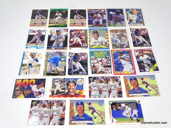 25 Cards - Deon Sanders (6) Robin Yount (10) Dave Winfield (9)