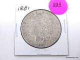 1881 Morgan Silver Dollar