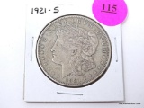 1921-S Morgan Silver Dollar