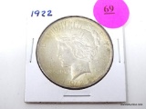 1922 Peace Silver Dollar