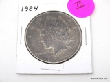 1924 Peace Silver Dollar