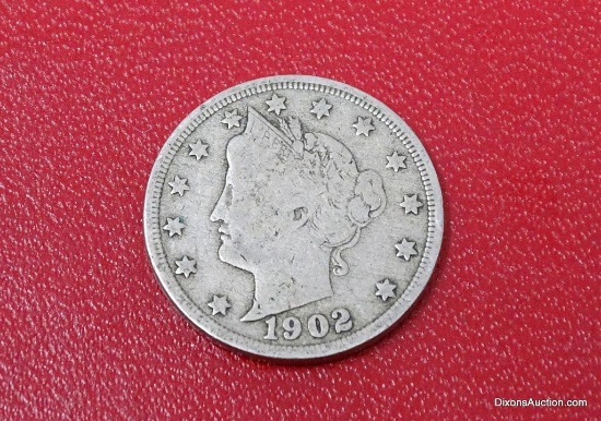 1902 VF LIBERTY NICKEL