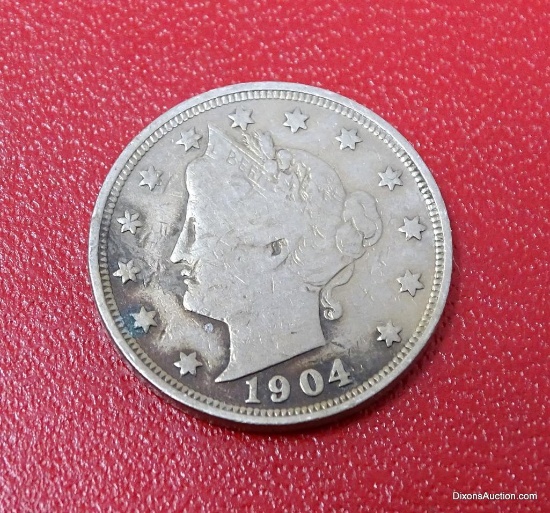 1904 VF LIBERTY NICKEL