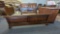 ETHAN ALLEN KING SIZE HEADBOARD AND FOOTBOARD, INCLUDES RAILS AND SLATS, APPROX MEASUREMENT 80 1/4