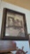 FRAMED PRINT DEPICTING OLD TIME STORE MEASURES 32 x 38 in