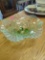 GREEN OPALESCENT BOWL. NO CHIPS-MINT CONDITION. MEASURES APPROX 8 3/4