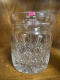 Waterford Crystal Lismore: Biscuit Barrel / Candy Jar w/ Lid, 6 1/2