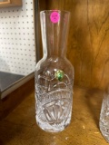 WATERFORD CRYSTAL SEAHORSE NOUVEAU CARAFE 9.25 in TALL