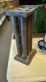 ANTIQUE CANDLE MOLD, FITS 6, IN GREAT CONDITION FOR THE ITEMS AGE, 9 1/4