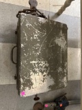 Metal tool box containing small snare traps and other misc tools