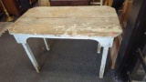 RUSTIC FARMHOUSE WHITE TABLE, 42