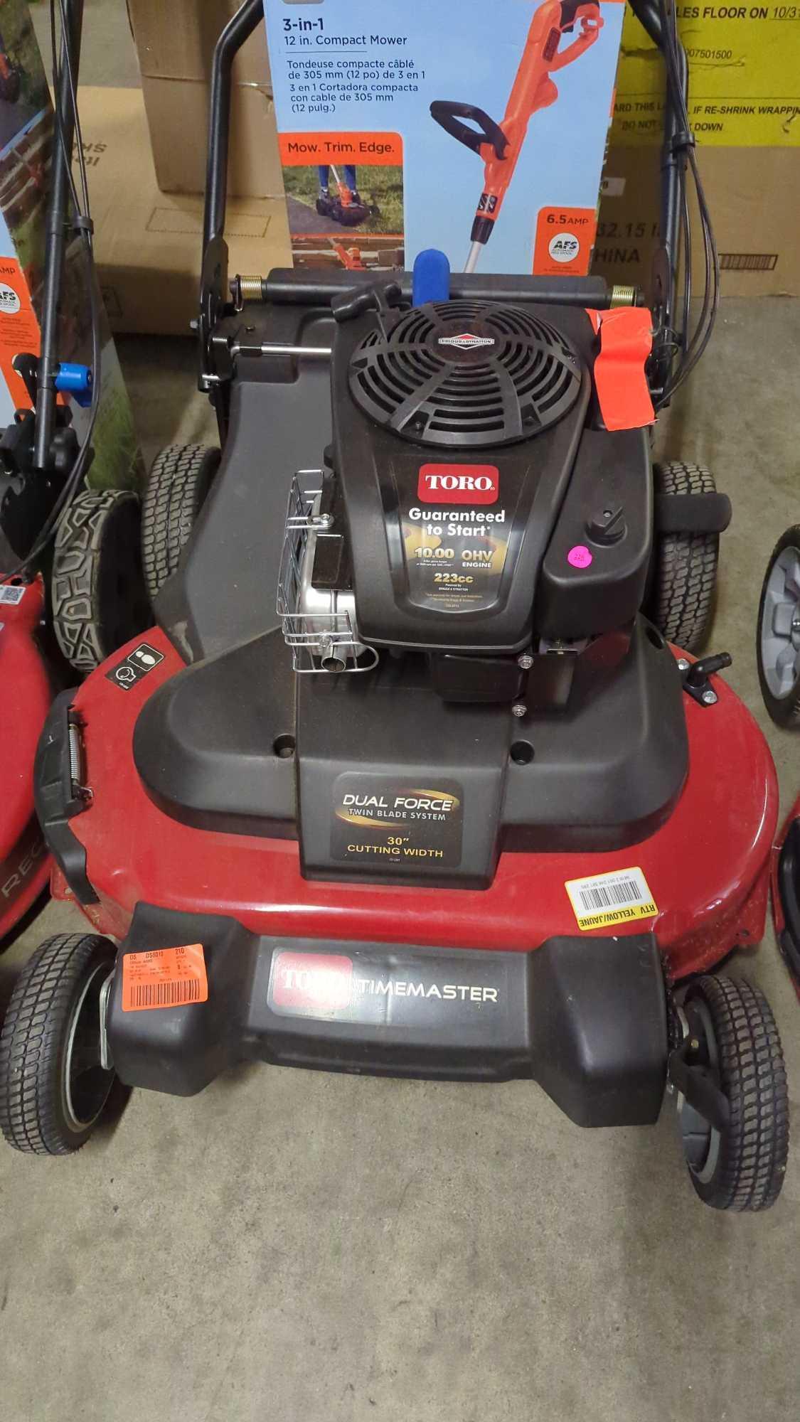 TORO TIMEMASTER GTS 10.00 OHV ENGINE 223CC DUAL Proxibid