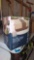 UNIVERSAL DEEP SEAT LOVESEAT PATIO COVER BROWN FABRIC, BY THE HAMPTON BAY, IN THE ORIGINAL BOX, 84