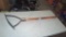 DOUBLE BLADE WEED CUTTER, THE HANDLE HAS BROKEN, IT APPEARS THE BLADE MAY BE BENT.