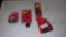 LOT OF 4 MILWAUKEE TOOLS YO INCLUDE A 25 FOOT TAPE MEASURE, A 1 IN - 1 1/2 INCH CONSTANT SWING