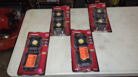 4 PACKS TUPAC LED UTILITY LIGHT 800 LUMENS ALL IN ORIGINAL PACKAGING RETAIL VALUE PRICE $20.00 FOR