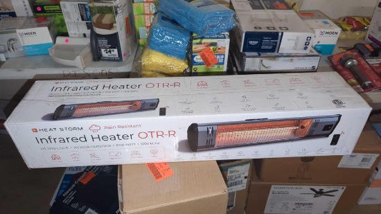 HEAT STORM INFRARED HEATER OTR-R, NEW IN THE ORIGINAL BOX.