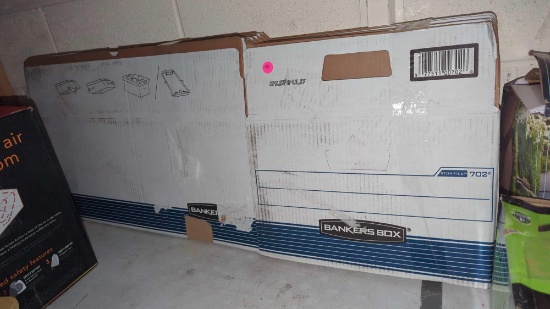 APPROX 6 BANKERS BOXES NO.702, STILL FOLDED DOWN.