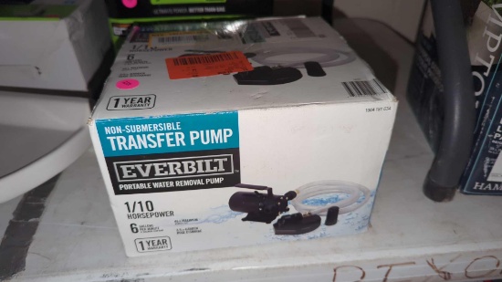 BON SUBMERSIBLE TRANSFER PUMP, SEALED IN THE ORIGINAL BOX.