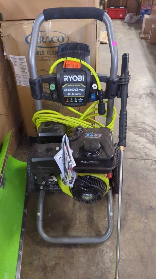RYOBI 2900PSI GAS POWER WASHER, 2.5 GPM, NO BOX, IN GOOD CONDITION RETAIL PRICE VALUE $380.00