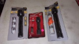 LOT OF 3 ASSORTED FLASHLIGHTS TO INCLUDE, HUSKY 360 LUMEN LED FLASHLIGHT WITH STAINLESS STEEL CORE