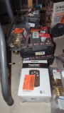 SET OF MISC DOOR KNOBS AND KEYLESS ENTRY DOOR LOCKS, SOME BOXES ARE OPEN, SOME PARTS MAY BE MISSING.