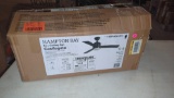 HAMPTON BAY 44-IN CEILING FAN CASTLEGATE, IN THE ORIGINAL BOX, RESEALED.