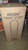 MITCENT BLADELESS FAN AND AIR PURIFIER, UNSEALED IN THE ORIGINAL BOX.