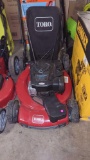 TORO BRIGGS AND STRATTON GUARANTEED TO START 150CC SELF PROPELLED GAS WALK BEHIND LAWN MOWER, NO BOX