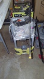 RYOBI POWER WASHER, POWERED BY HONDA, USED CONDITION, ITEM HAS A REPAIR TAG, UNSURE IF ITEM WAS