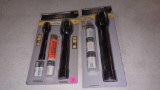 PAIR OF DEFIANT HAND HELD FLASHLIGHTS, ONE IS 500 LUMEN LED FLASHLIGHT NEW ON PACKAGE WITH