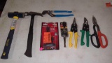 LOT OF ASSORTED TOOLS SUCH AS, A HUSKY 4 PIECE 1/4 INCH HEX IMPACT SOCKET ADAPTER SET OPEN, HUSKY 20
