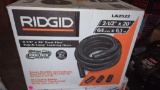 RIDGID 2 1/2 INCH X 20 FOOT DUAL FLEX TUG A LONG LOCKING HOSE NEW IM THE BOX