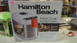 HAMILTON BEACH ARTESIAN DOUGH AND BREAD MAKER WITH 14 SETTINGS, IN THE ORIGINAL BOX AND SEALED