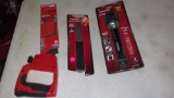LOT OF 3 TOOLS TO INCLUDE, A MILWAUKEE 12 INCH PVC/ ABS SAW NEW IN THE PACKAGE, A HUSKY FOLDING