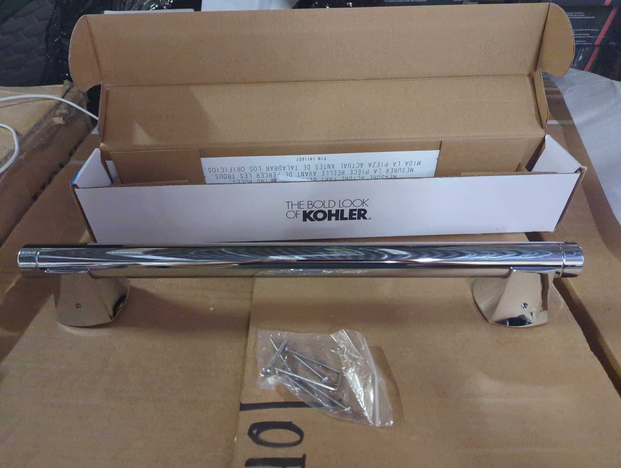KOHLER Rubicon 16 in. Grab Bar in Polished Proxibid