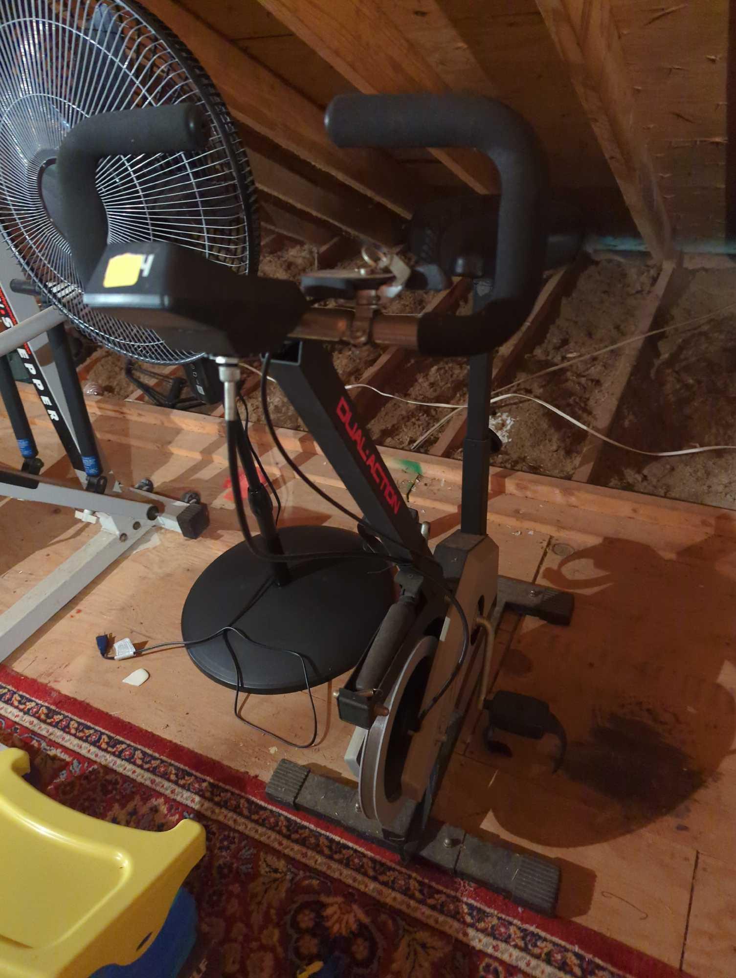 ATT AJAY DUAL ACTION STATIONARY EXERCISE BIKE. Proxibid