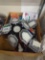 LIGHTING MYSTERY BOX. INCLUDES: LEVITON LIGHTING PLATES, LIGHT BULBS, BEYOND BRIGHT LIGHT, LED