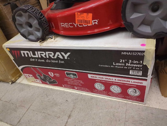 Murray 21 in. 140 cc Briggs and Stratton Walk Behind Gas Push Lawn Mower with Height Adjustment and