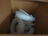 BOX LOT CONTAINING 3 ROLLS OF EVERBILT 25FT POLYETHYLENE 3/8 IN OD WATER LINE.