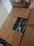 BOX LOT OF LUS GALVANIZED METAL TIE DOWNS.