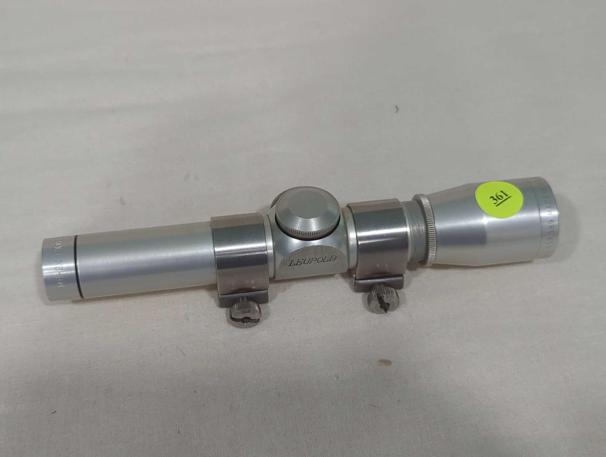 LEUPOLD M8-2X EXTENDED E.R. RIFLE SCOPE WITH | Proxibid